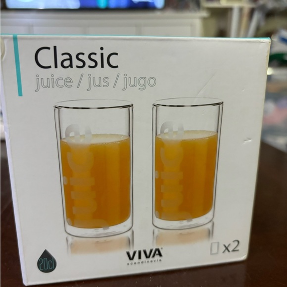 VIVA Scandinavia Double Wall Tumbler NEW in box of 2 - Picture 2 of 4